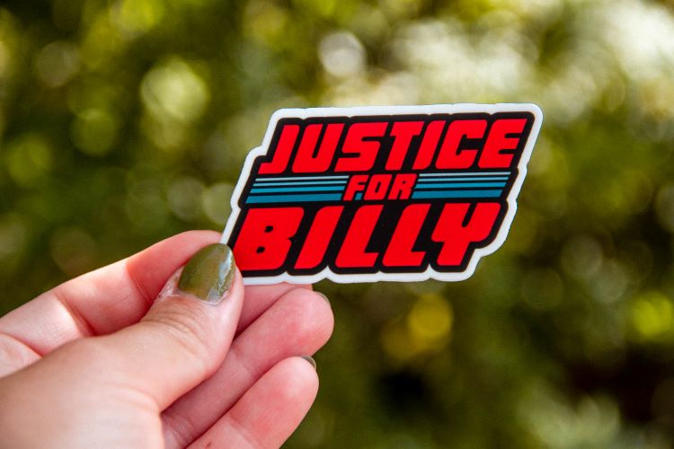 Justice For Billy Stranger Things Sticker