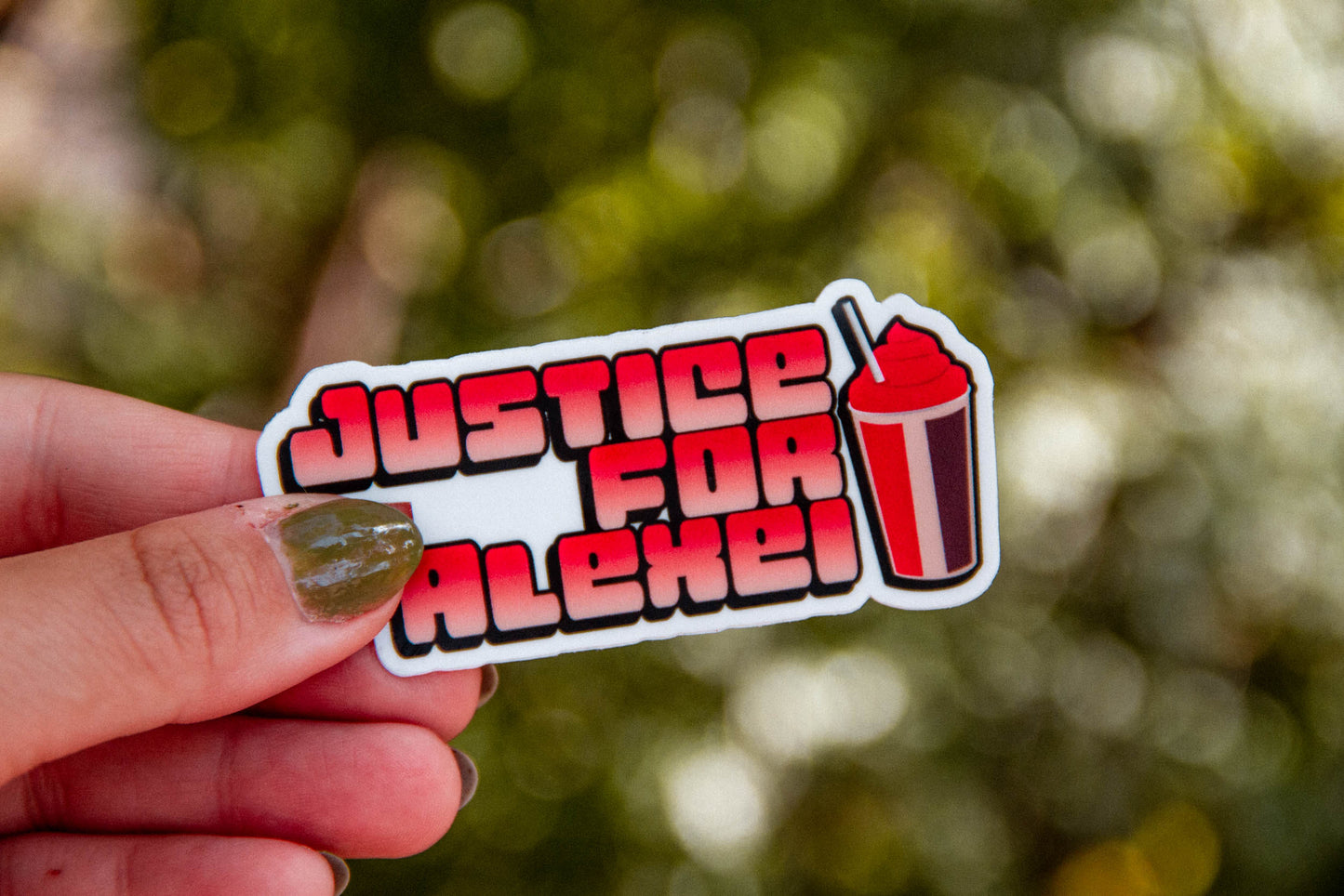 Justice For Alexei Stranger Things Sticker