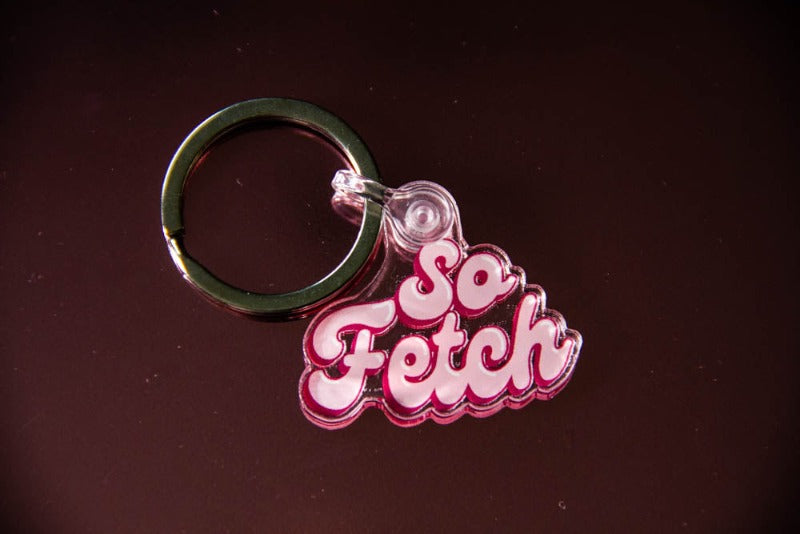 So Fetch Mean Girls Keychain