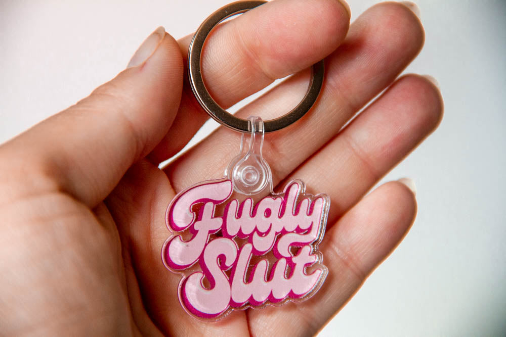 Fugly Slut Mean Girls Keychain