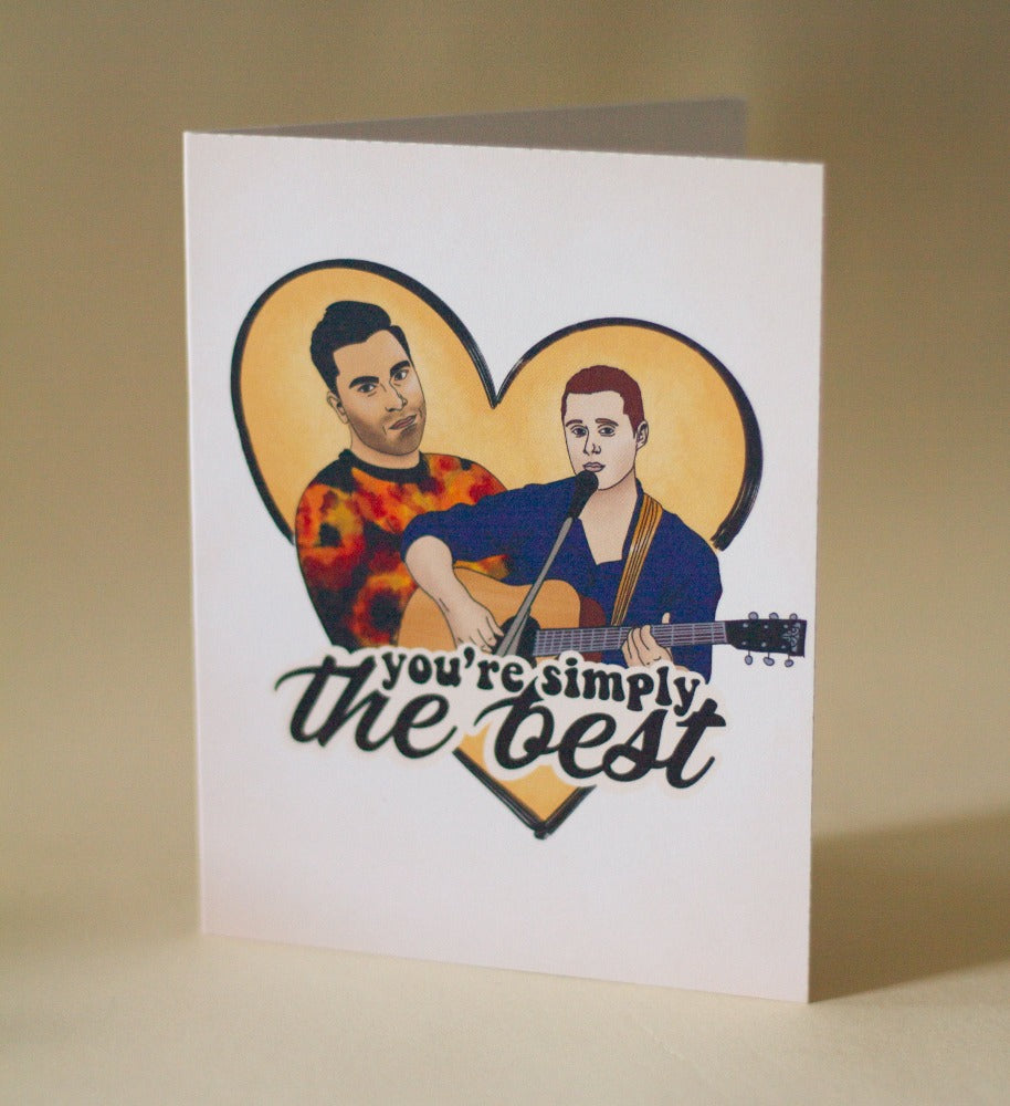 Simply The Best Schitt's Creek Greeting Card