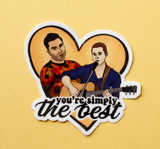 Simply The Best Schitt's Creek Sticker