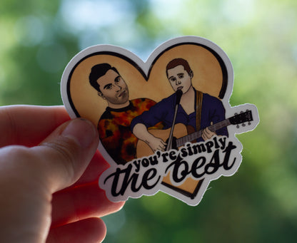 Simply The Best Schitt's Creek Sticker