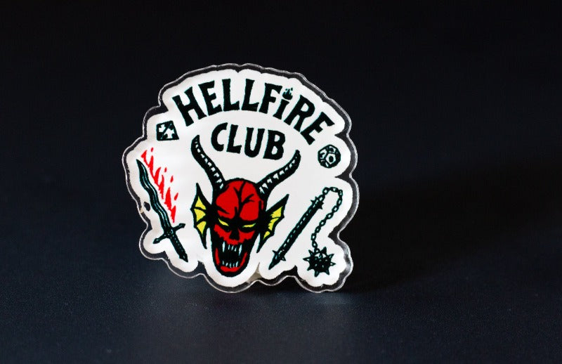 Hellfire Club Stranger Things Pin