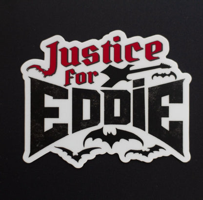 Justice For Eddie Stranger Things Sticker