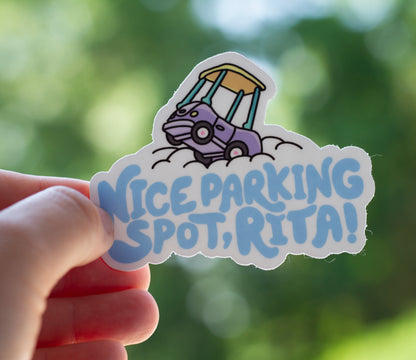 "Nice Parking Spot, Rita!" Bluey Sticker